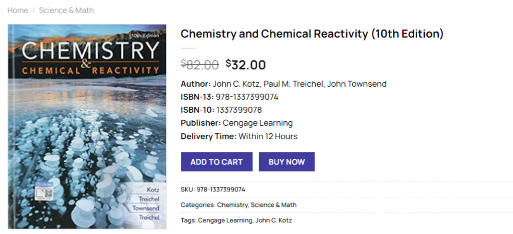 PDF Chemistry And Chemical Reactivity 10th Edition John C Kotz