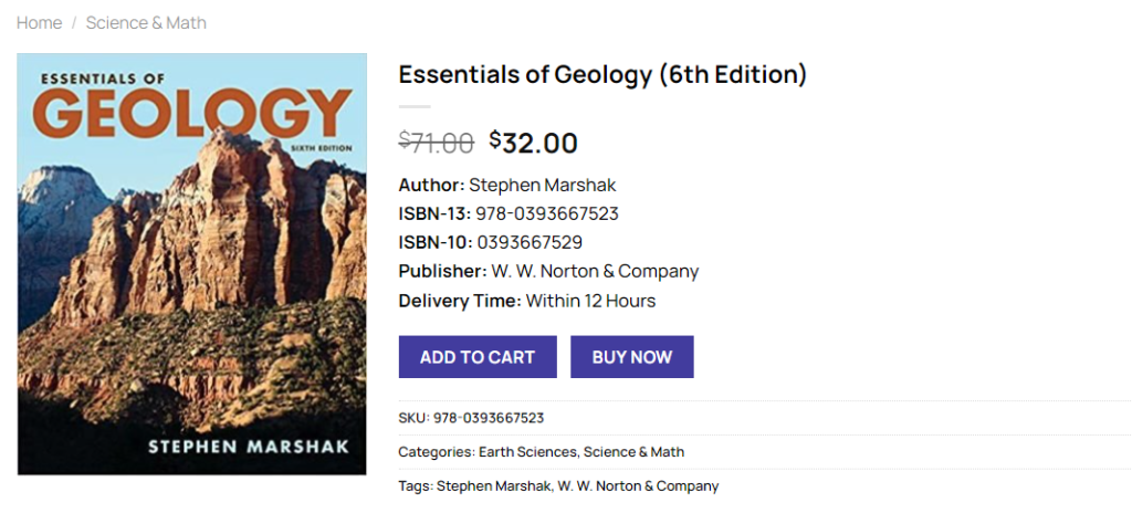 (PDF) Essentials of Geology (6th Edition) - Stephen Marshak