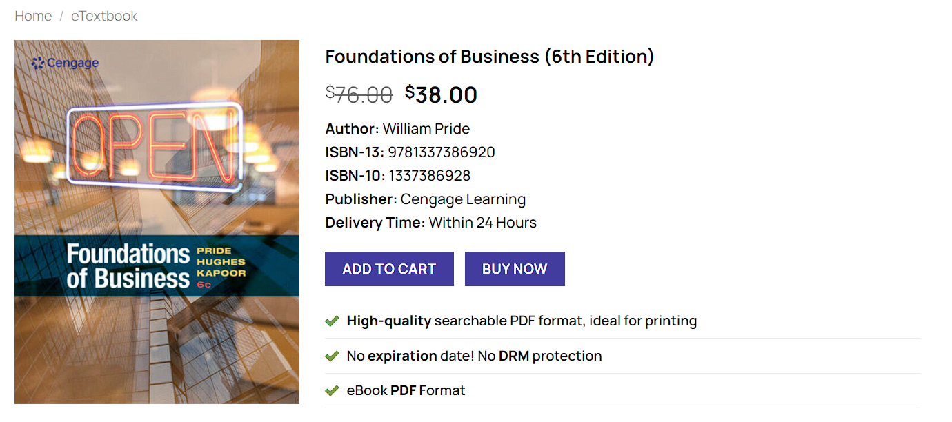 Foundations Of Business 6th Edition Answer Key